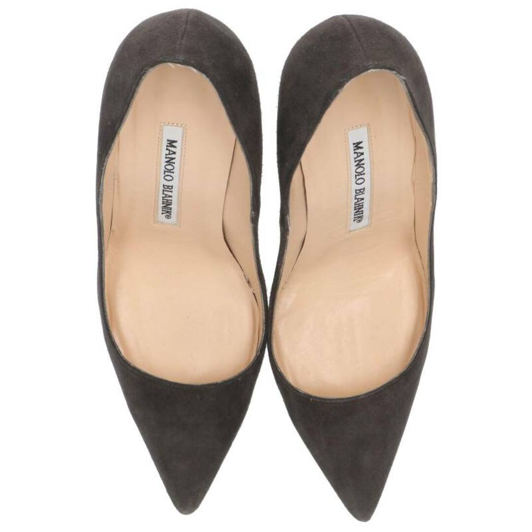 MANOLO BLAHNIK(マノロブラニク)のマノロブラニク スエードヒールパンプス レディース 35.5 レディースの靴/シューズ(ハイヒール/パンプス)の商品写真