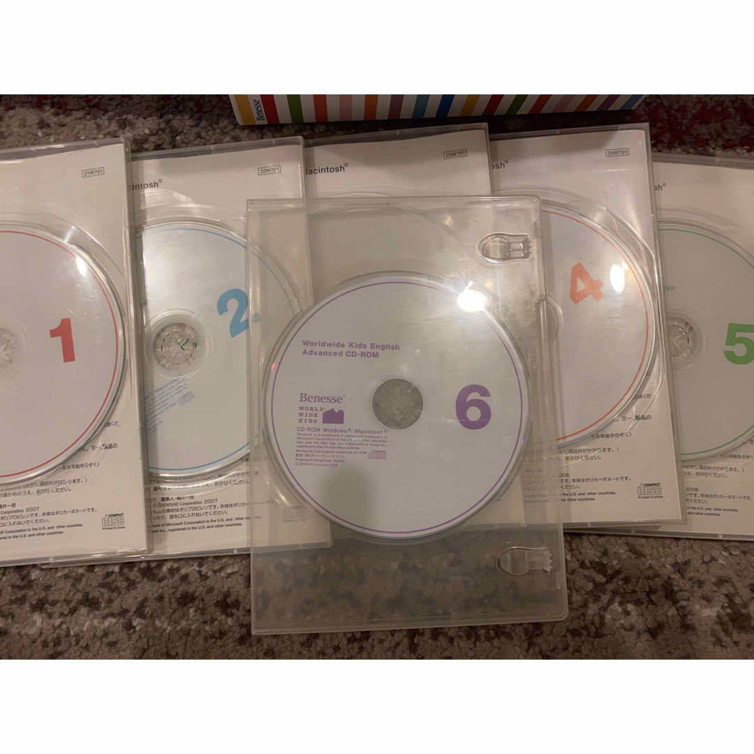 値下げ！！ ベネッセ ワールドワイドキッズ CD/DVD 音声カード等-