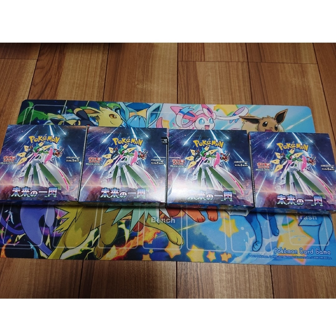 ポケカ ポケモンカード 未来の一閃 4box シュリンクなし 新品未開封 ポケカ ポケモンカード 未来の一閃 4box シュリンクなし 新品未開封