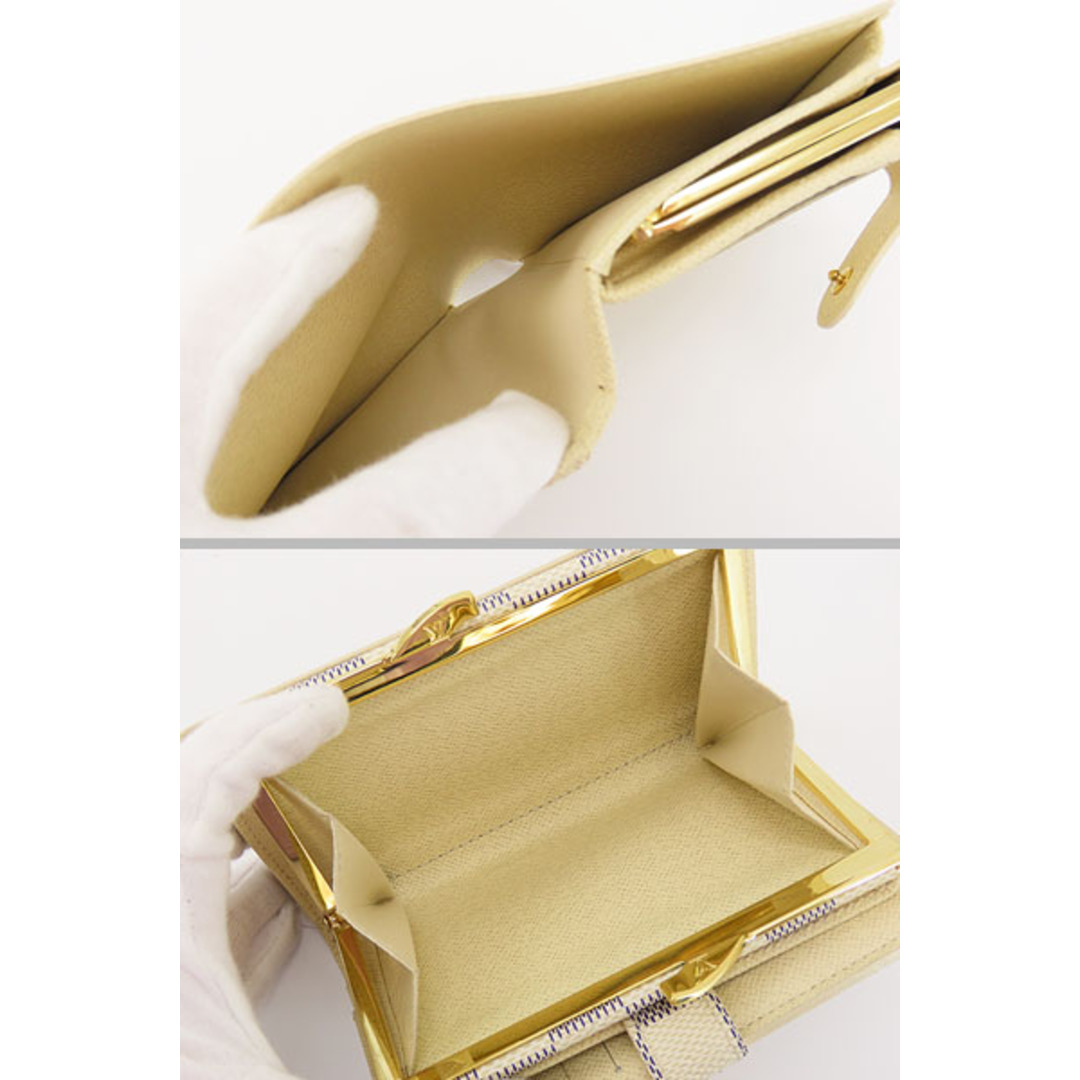 LOUIS VUITTON(ルイヴィトン)の超美品ルイヴィトンダミエアズールポルトフォイユ ヴィエノワ二つ折り がま レディースのファッション小物(財布)の商品写真