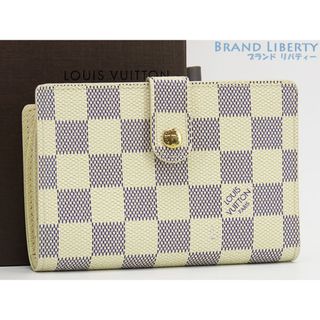 ルイヴィトン(LOUIS VUITTON)の超美品ルイヴィトンダミエアズールポルトフォイユ ヴィエノワ二つ折り がま(財布)