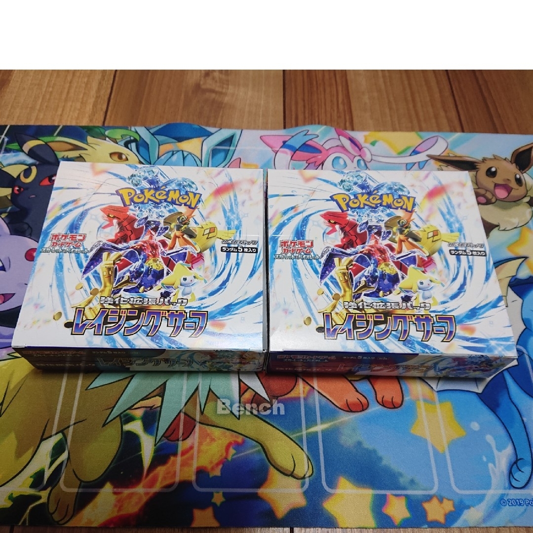 話題の行列 ポケカ ポケモンカード レイジングサーフ 2box シュリンク