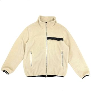 タトラス(TATRAS)の【在庫処分】TATRAS タトラス ブルゾン ドナモ アウター ボアジャケット 01サイズ アパレル 服 MTAT23S4886 アイボリー シルバー金具 ポリエステル    メンズ 人気 冬【中古品】(ブルゾン)