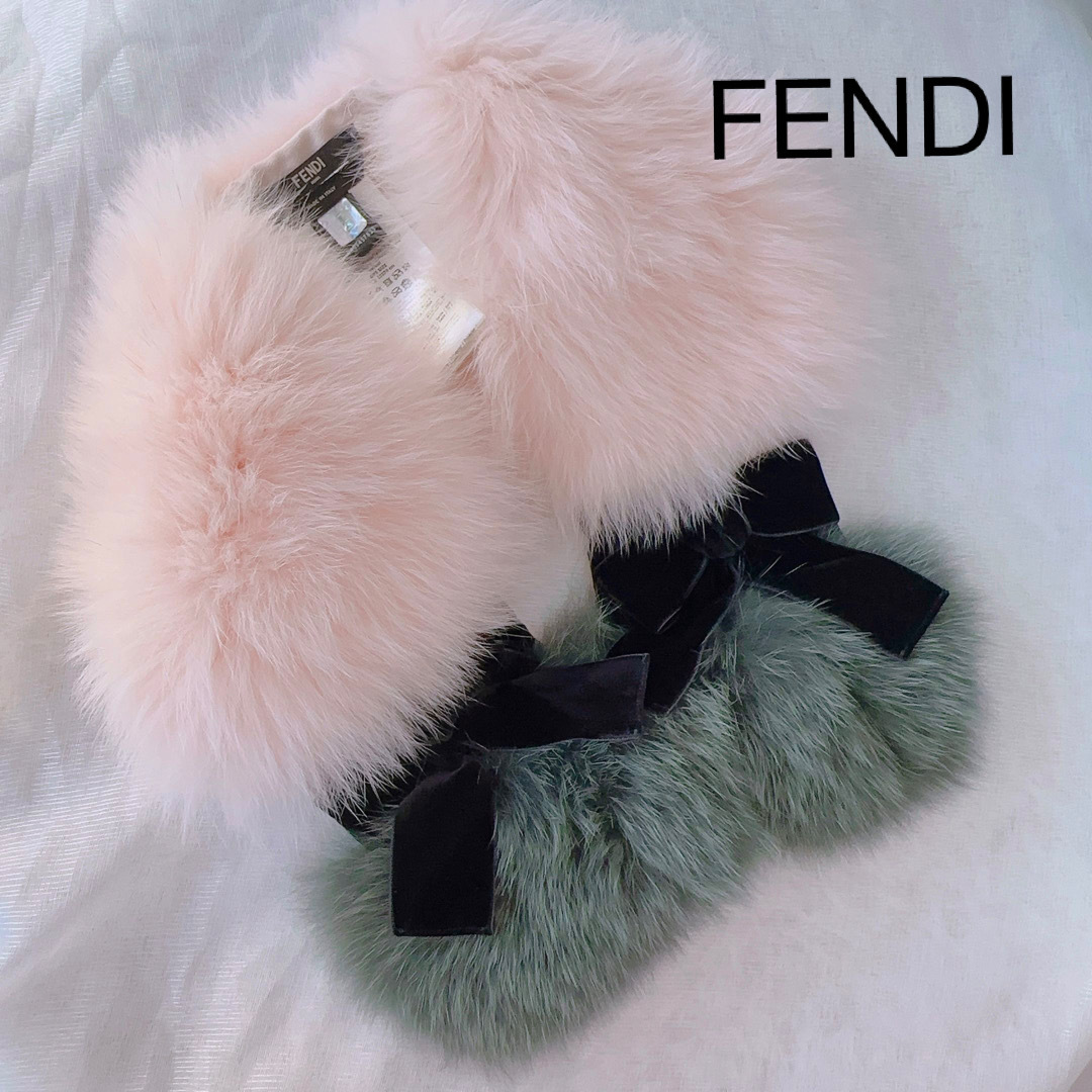 FENDI(フェンディ)のフェンディ   フォックスファー　ショール　ストール　ティペット　マフラー　レア レディースのファッション小物(マフラー/ショール)の商品写真