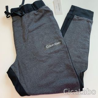 カルバンクライン(Calvin Klein)の【新品】カルバンクライン ロゴ ジョガーパンツ バイカラー M(ワークパンツ/カーゴパンツ)