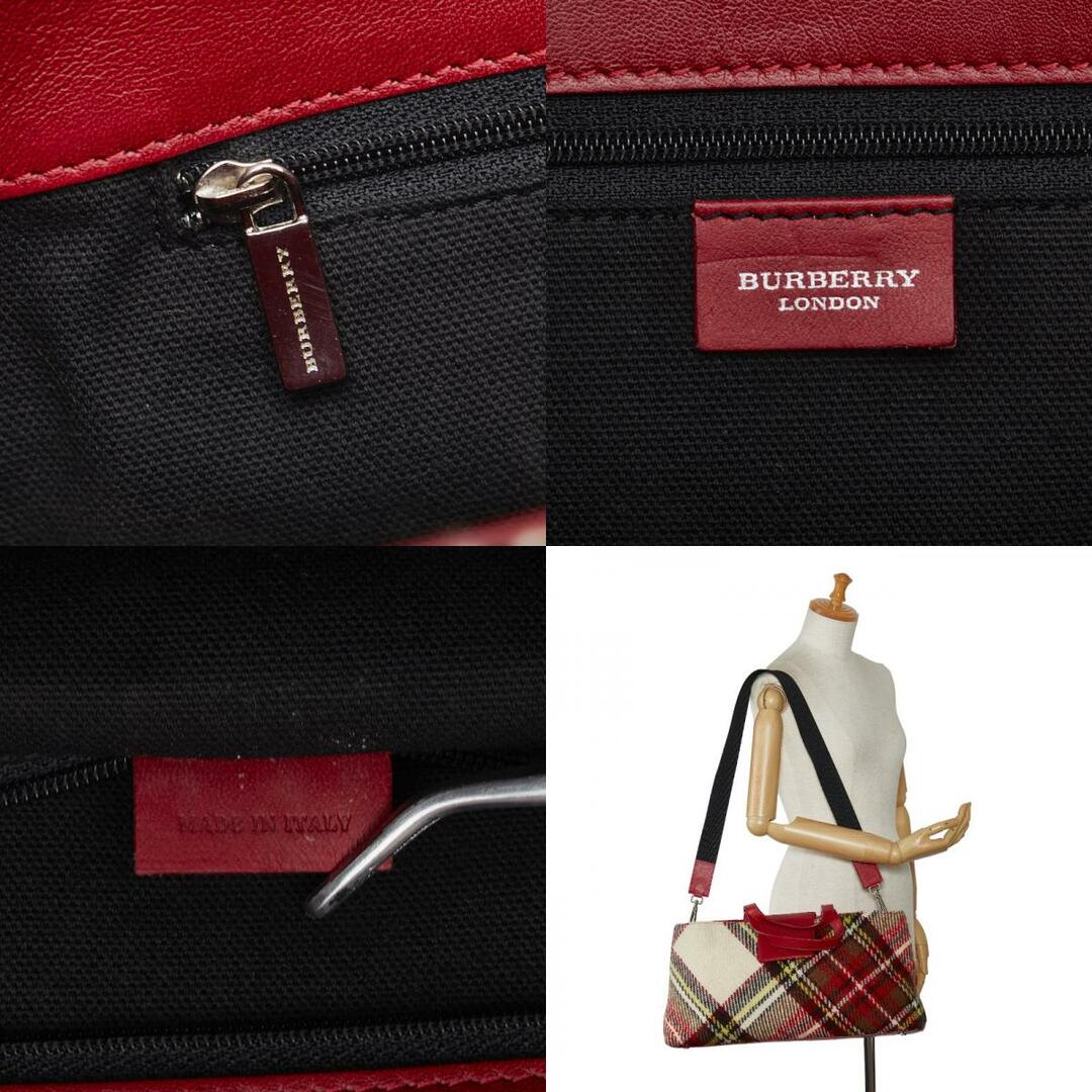 BURBERRY(バーバリー)のバーバリー チェック ハンドバッグ ショルダーバッグ 2WAY ウール レディース BURBERRY 【1-0129189】 レディースのバッグ(ショルダーバッグ)の商品写真