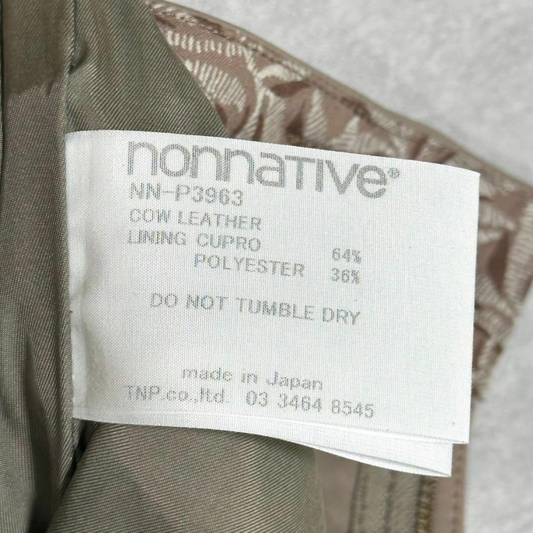 nonnative(ノンネイティブ)の『nonnative』ノンネイティブ (1) レザーパンツ メンズのパンツ(その他)の商品写真