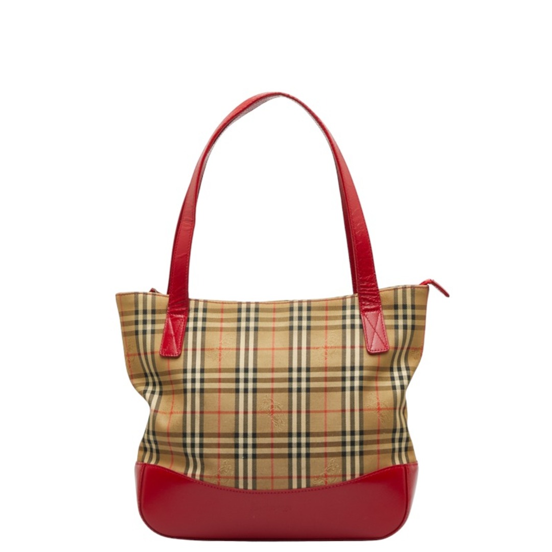 BURBERRY(バーバリー)のバーバリー ノバチェック シャドーホース ハンドバッグ トートバッグ キャンバス レディース BURBERRY 【1-0129220】 レディースのバッグ(ハンドバッグ)の商品写真