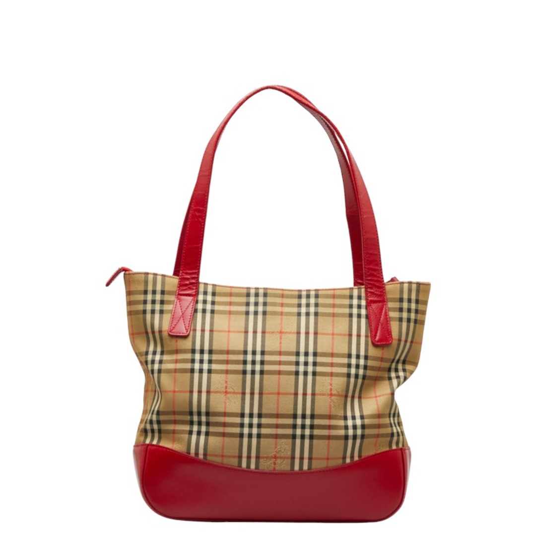 BURBERRY(バーバリー)のバーバリー ノバチェック シャドーホース ハンドバッグ トートバッグ キャンバス レディース BURBERRY 【1-0129220】 レディースのバッグ(ハンドバッグ)の商品写真