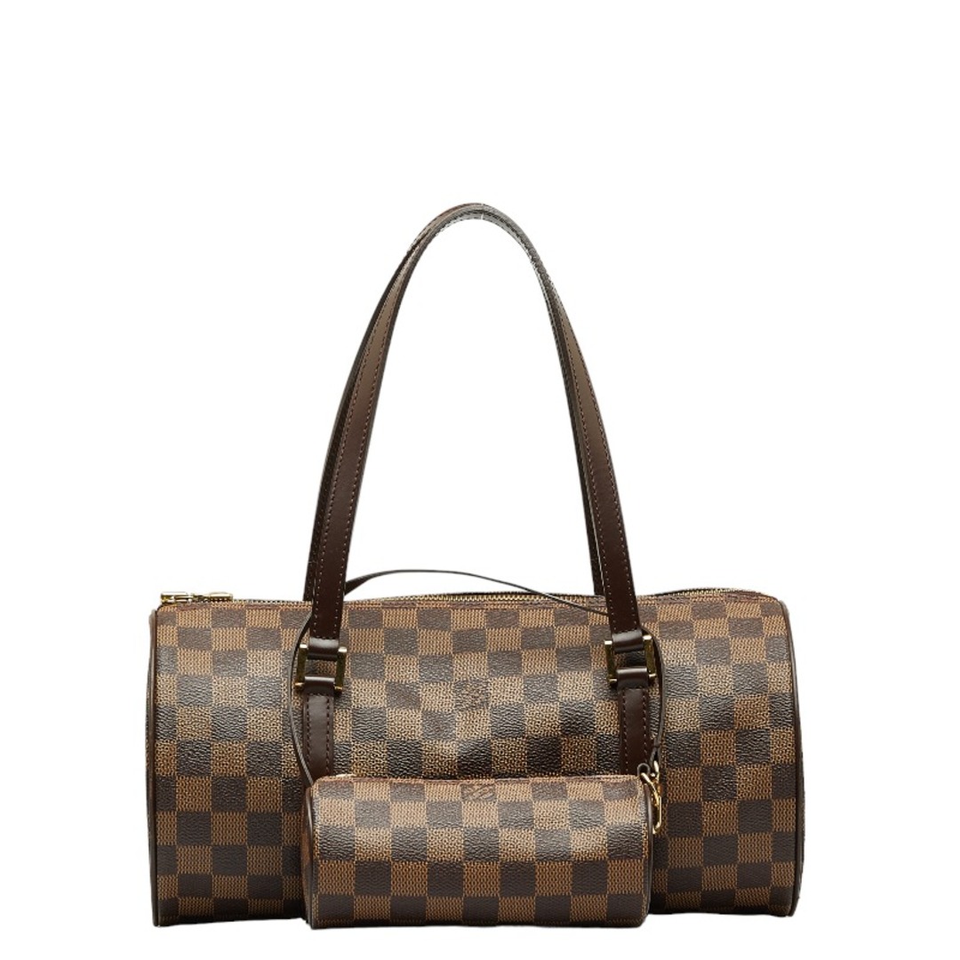 ルイ ヴィトン ダミエ パピヨン30 ハンドバッグ N51303 PVC レディース LOUIS VUITTON 【1-0130027】約17cm開閉式