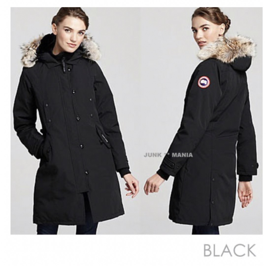 CANADA GOOSE(カナダグース)のCANADA GOOSE(カナダグース) ダウンジャケット　コート　ブラック レディースのジャケット/アウター(ダウンジャケット)の商品写真