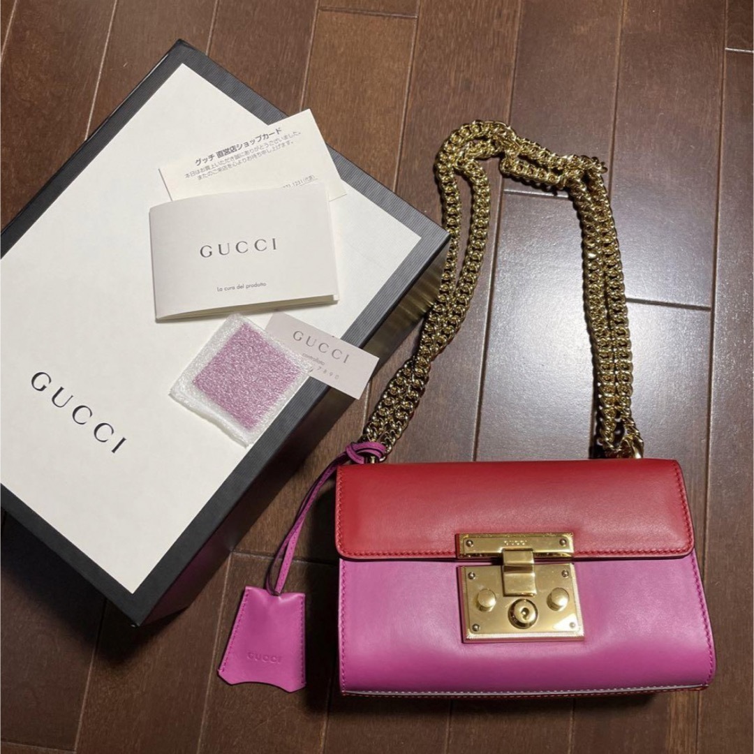 GUCCI グッチ パドロック チェーン バッグ