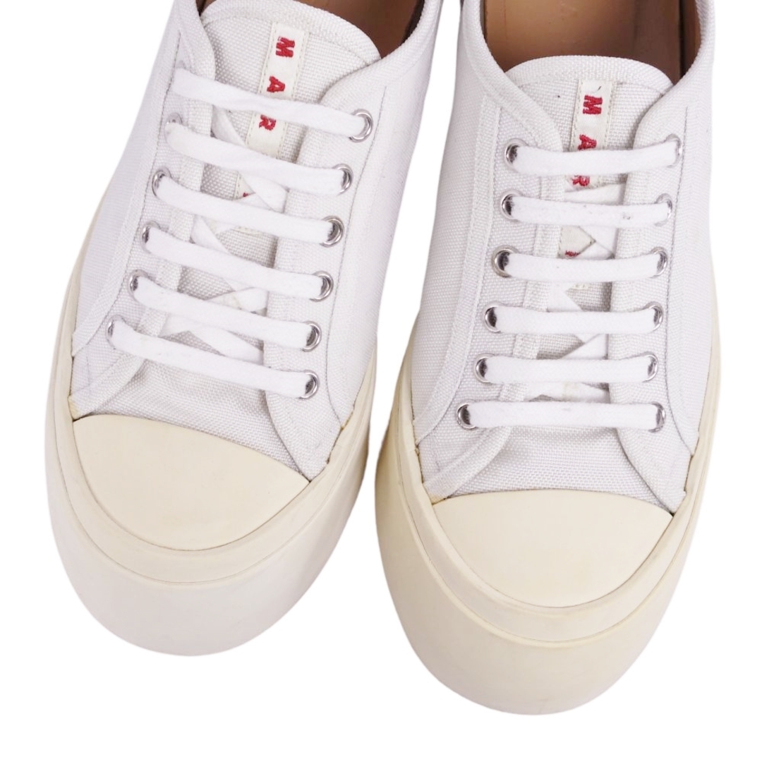 MARNI - マルニ MARNI スニーカー キャンバス ロゴ レースアップ MARNI - マルニ MARNI スニーカー キャンバス ロゴ レースアップ