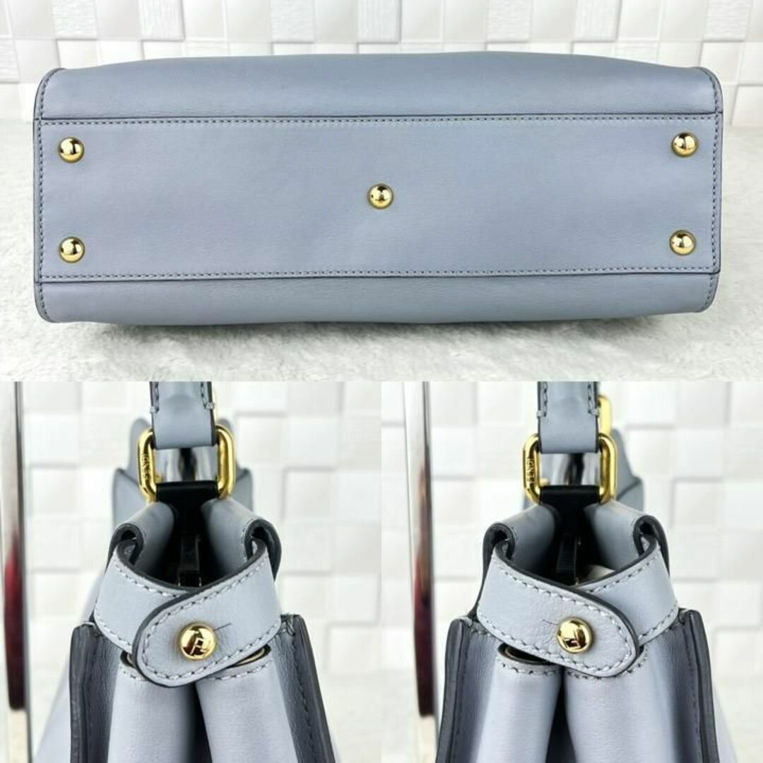 ✨美品✨ FENDI　ピーカブー グレー系　FENDI 2WAY 8BN290