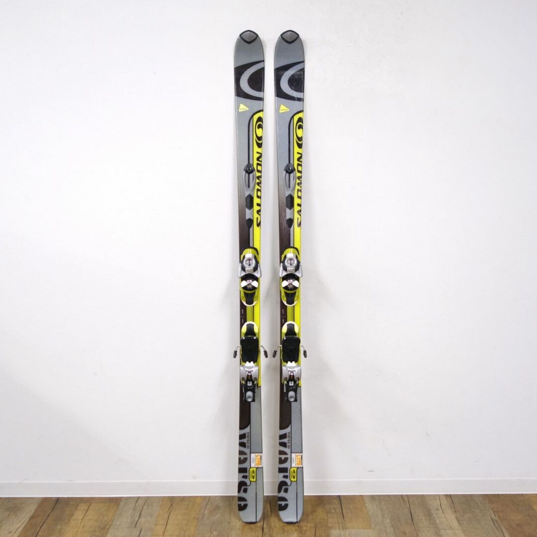 サロモン SALOMON verse10 170cm センター71mm ビンディング S710 カービング 基礎 ゲレンデ スキー アウトドア170cmサイドカット