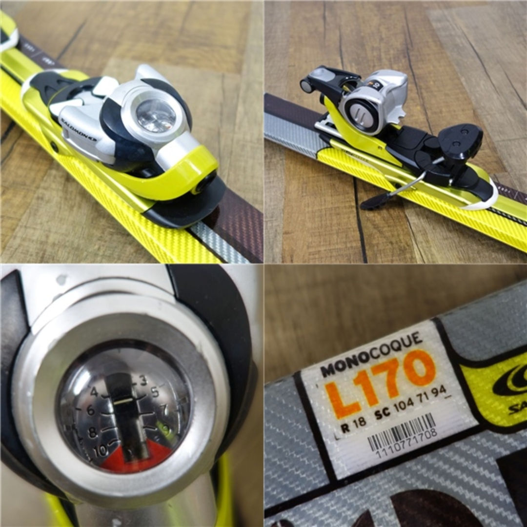 SALOMON - サロモン SALOMON verse10 170cm センター71mm SALOMON - サロモン SALOMON verse10 170cm センター71mm