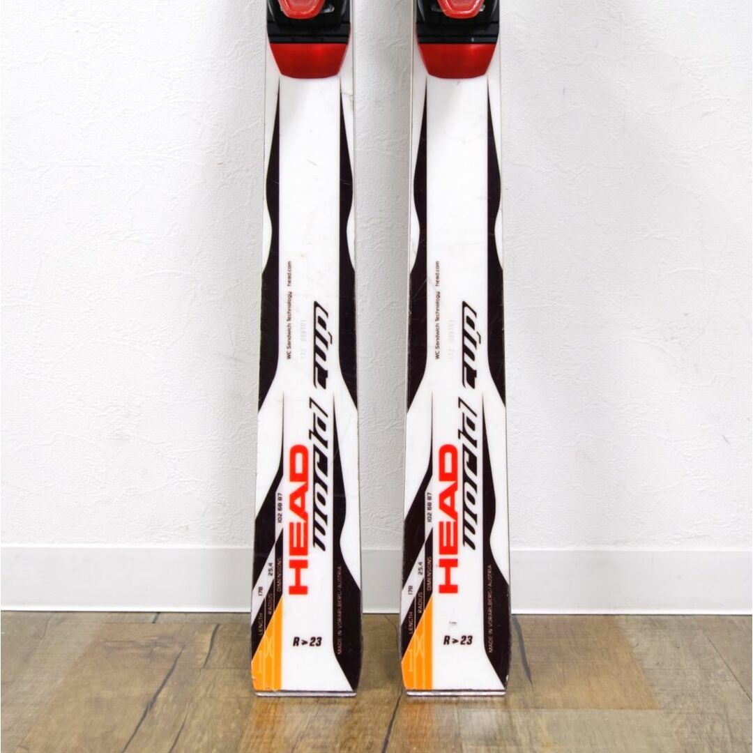 HEAD - ヘッド HEAD WORLD CUP GS RD 178cm センター68mm HEAD - ヘッド HEAD WORLD CUP GS RD 178cm センター68mm