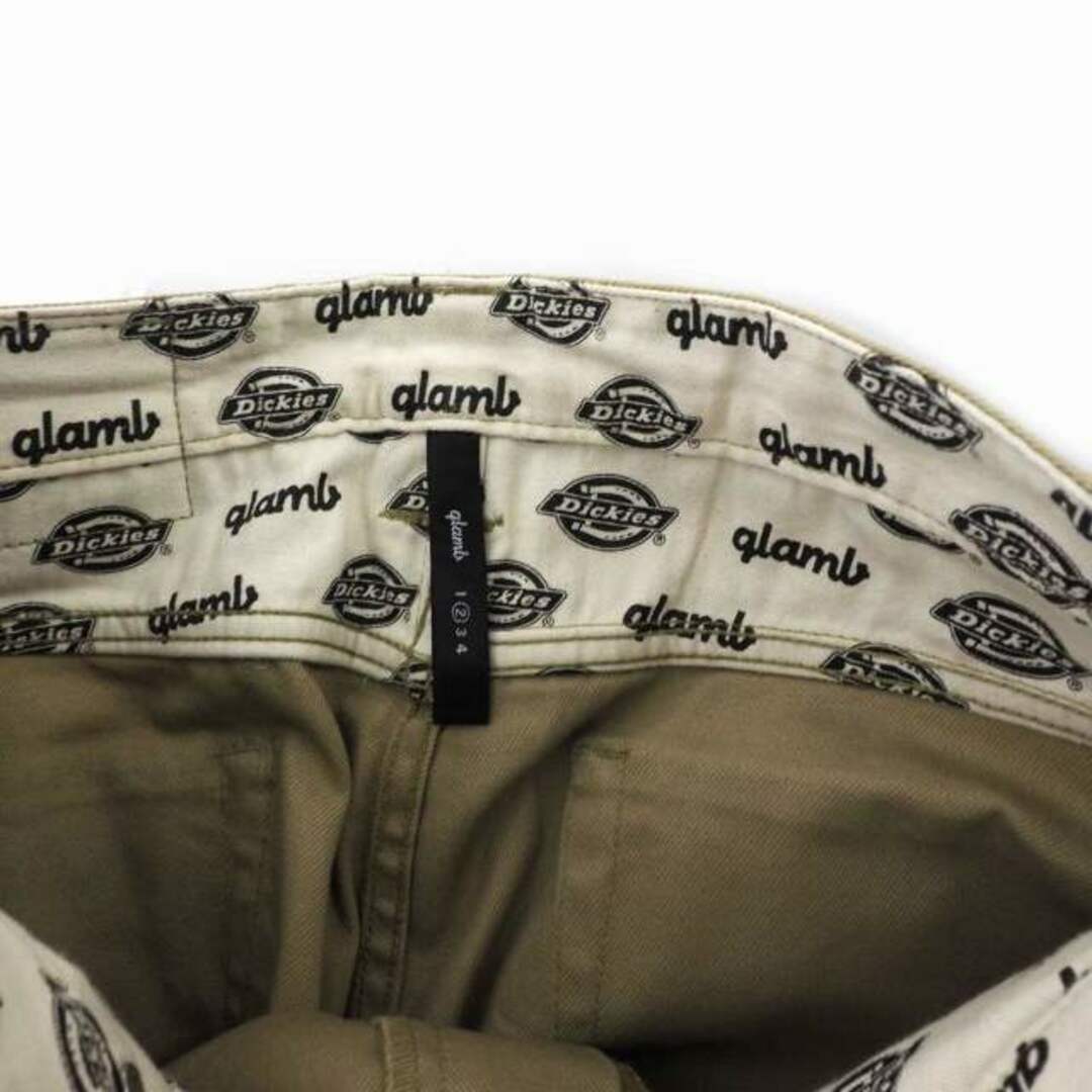 glamb(グラム)のグラム ディッキーズ ワークパンツ ワンポイント 2 ベージュ メンズのパンツ(ワークパンツ/カーゴパンツ)の商品写真