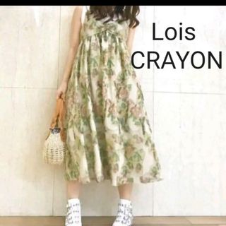 ロイスクレヨン(Lois CRAYON)のロイスクレヨン 　ゴブランフラワーカットワンピース(ロングワンピース/マキシワンピース)