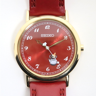 セイコー(SEIKO)の【SEIKO】セイコー ムーミンコラボ リトルミイ 腕時計 ムーミン屋敷のかくれんぼ レッド 限定2000本 0314/2000 7N01-HDMD/kt09007tg(腕時計)