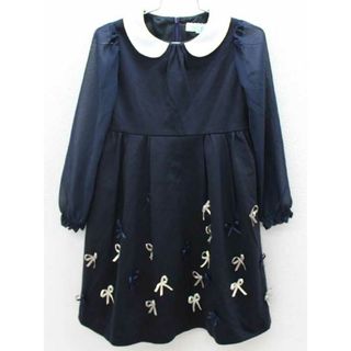 ワンピース【新入荷!】◇トッカ/TOCCA BAMBINI◇130cm 半袖ワンピース 紺×グレー フォーマル 入学式 結婚式 七五三 冠婚葬祭 発表会 謝恩会子供服 キッズ kids 女の子 fml 822132