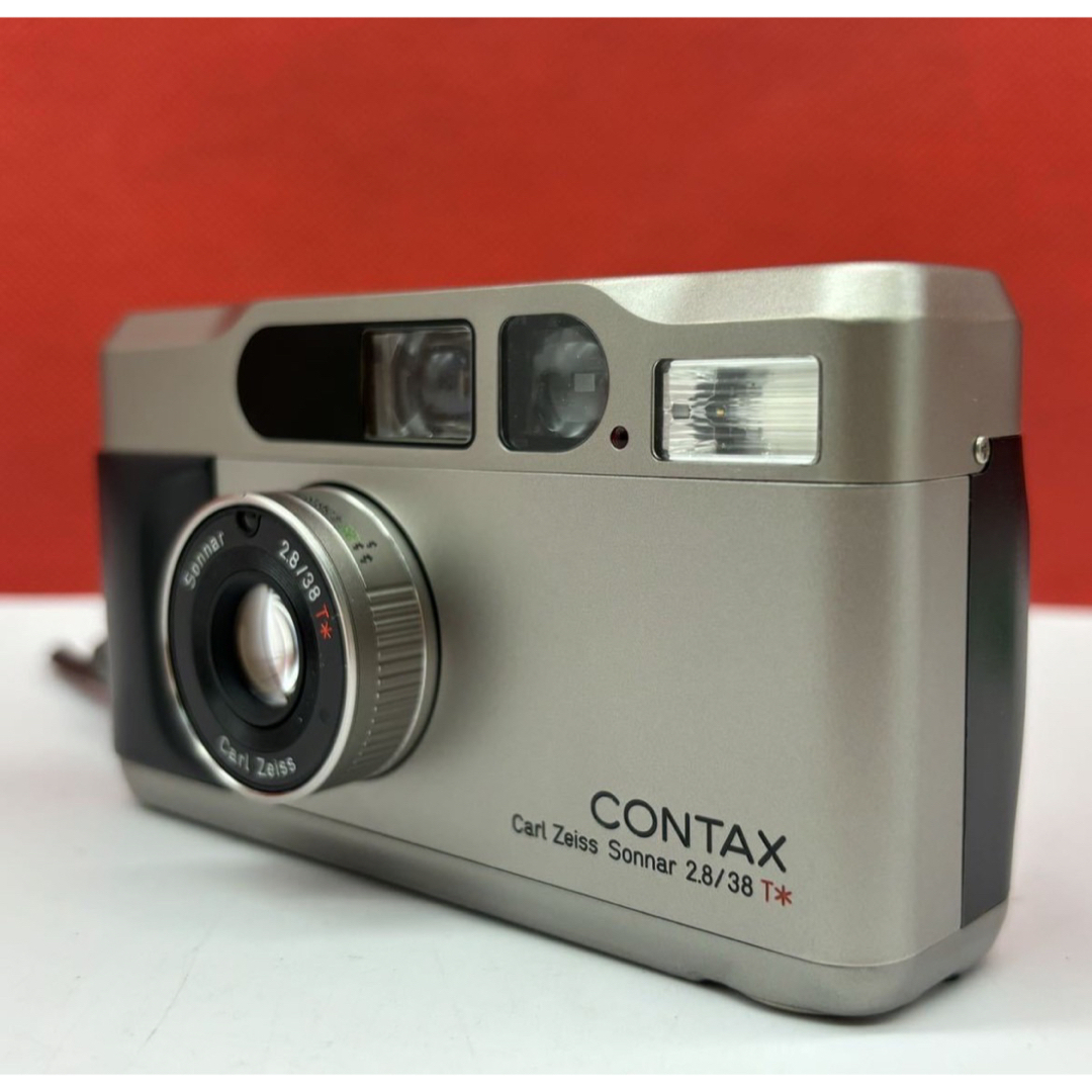CONTAX T2 フィルムカメラ コンパクトカメラ Carl Zeiss劣化なし電池室