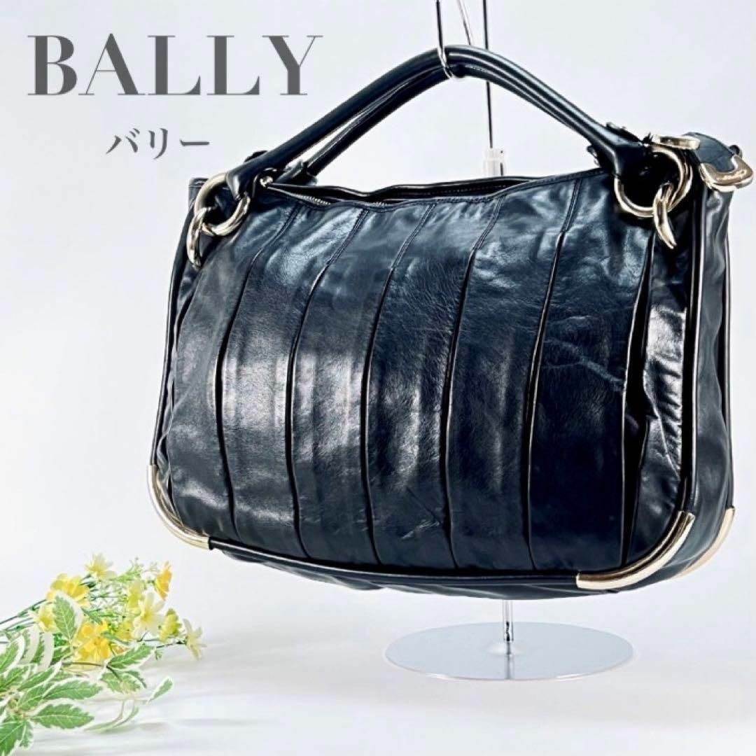 希少品 美品 BALLY バリー ハンドバッグ トートバッグ ブラック 黒 | フリマアプリ ラクマ