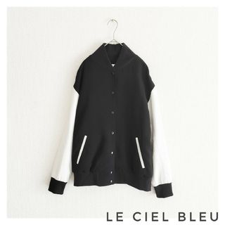 ルシェルブルー(LE CIEL BLEU)のLE CIEL BLEU シープレザースタジャン 38 ルシェルブルー(スタジャン)