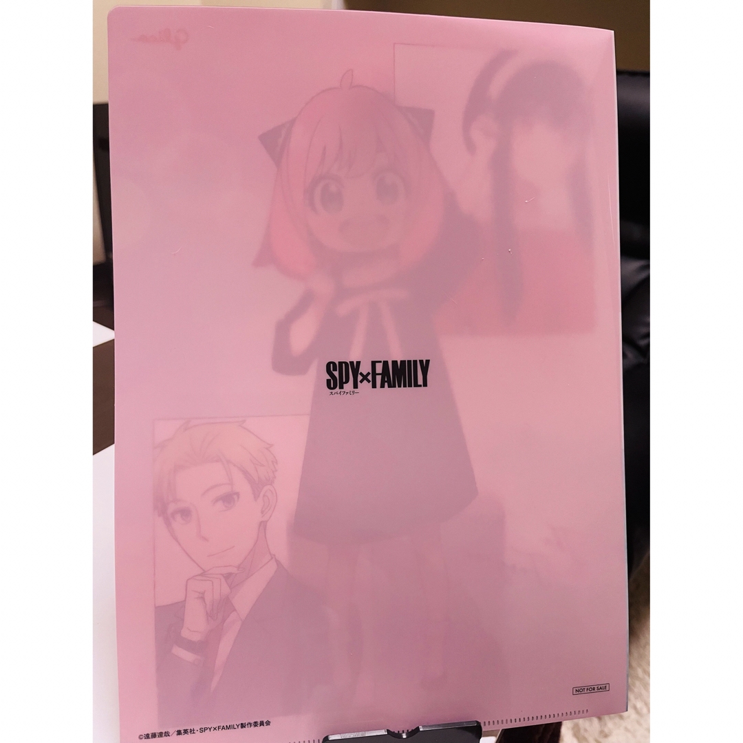 グリコ(グリコ)のSPY×FAMILY グリコ　オリジナル　A4クリアファイル　3枚セット　非売品 エンタメ/ホビーのアニメグッズ(クリアファイル)の商品写真