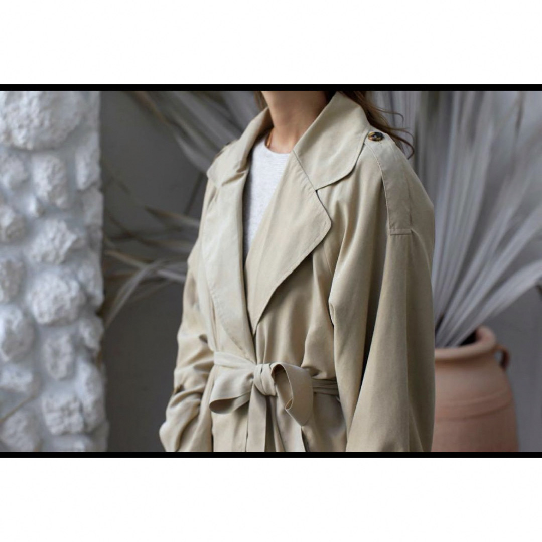 room306 CONTEMPORARY(ルームサンマルロクコンテンポラリー)のroom306 ♥︎ Design Long Trench Coat レディースのジャケット/アウター(トレンチコート)の商品写真