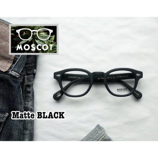 モスコット(MOSCOT)のモスコット moscot レムトッシュ マットブラック メガネ 眼鏡(サングラス/メガネ)