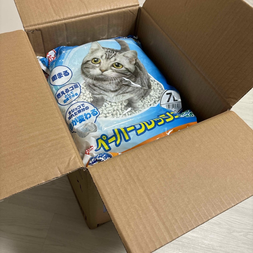 アイリスオーヤマ(アイリスオーヤマ)の猫砂 ペーパーフレッシュ(7L) 5袋 その他のペット用品(猫)の商品写真