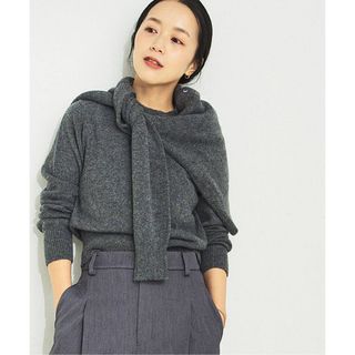 プラージュ(Plage)の新品タグ付きPlage Alpaca Open Back ニット　グレー38(ニット/セーター)