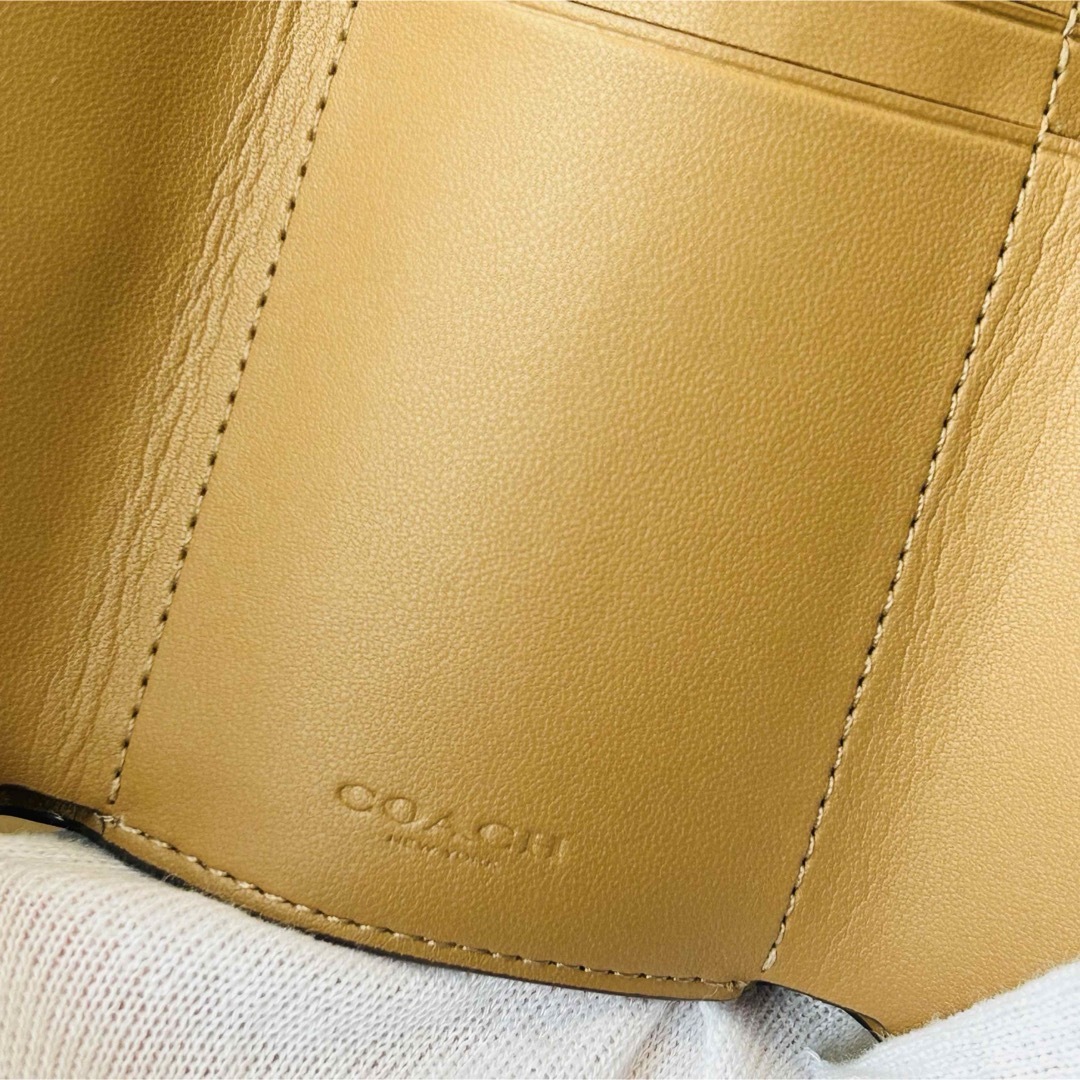 COACH(コーチ)の【美品】【日本限定】コーチCOACH オリガミウォレット プリント三つ折り財布 レディースのファッション小物(財布)の商品写真