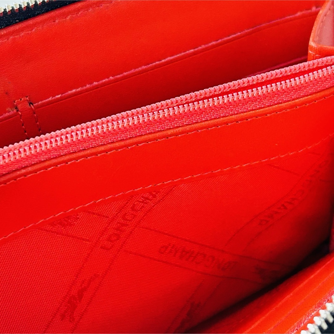 LONGCHAMP(ロンシャン)の【美品】LONG CHANP ロンシャン カード収納付き 長財布 レディースのファッション小物(財布)の商品写真