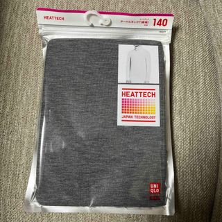 ユニクロ(UNIQLO)の【新品未使用】ヒートテック　タートルネックT（長袖） kids　140(下着)