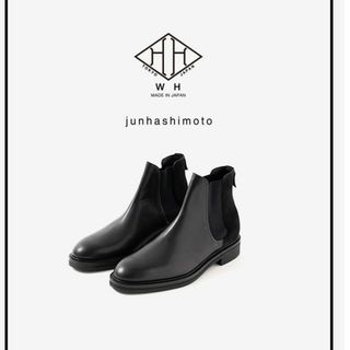 ジュンハシモト(junhashimoto)のジュンハシモト✕WH コンビネーションサイドゴアブーツ(ブーツ)