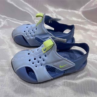 ナイキ(NIKE)のNIKE ナイキ◎サンダル　水色◎13cm〜15cmくらい(サンダル)