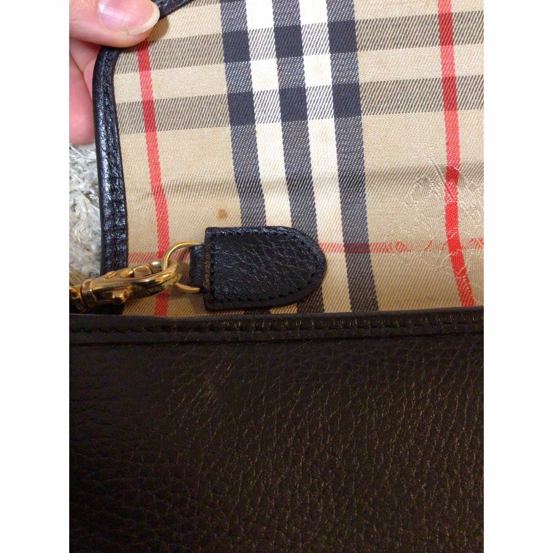 BURBERRY(バーバリー)のBurberry クラッチバッグ　レザー メンズのバッグ(セカンドバッグ/クラッチバッグ)の商品写真