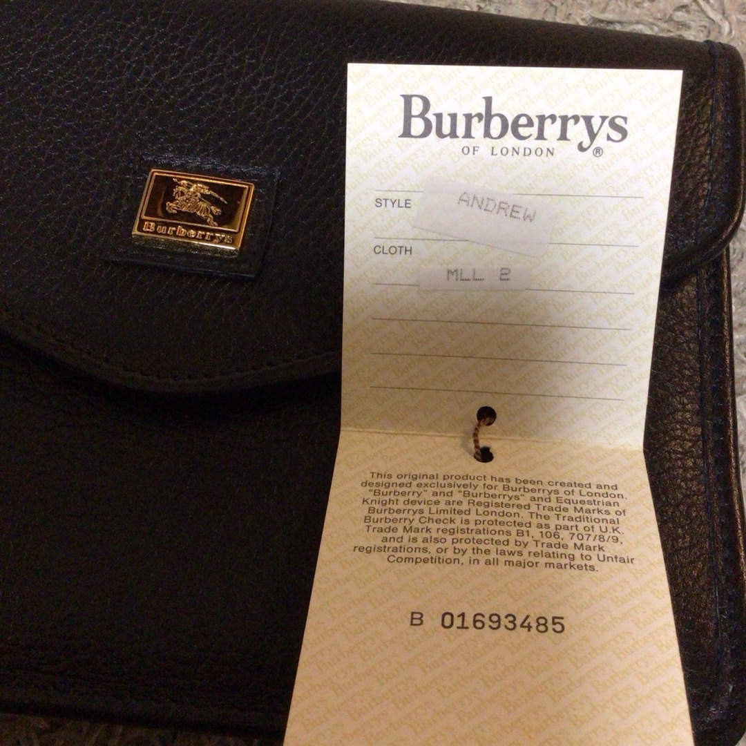 BURBERRY(バーバリー)のBurberry クラッチバッグ　レザー メンズのバッグ(セカンドバッグ/クラッチバッグ)の商品写真