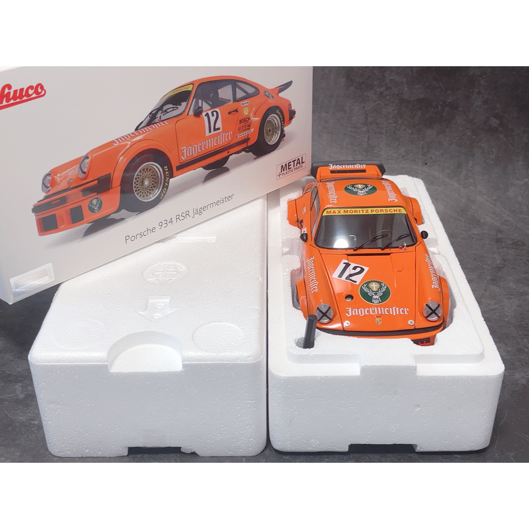 おもちゃ/ぬいぐるみシュコー  1/18 ポルシェ 934 RSR #12 Winner ミニカー