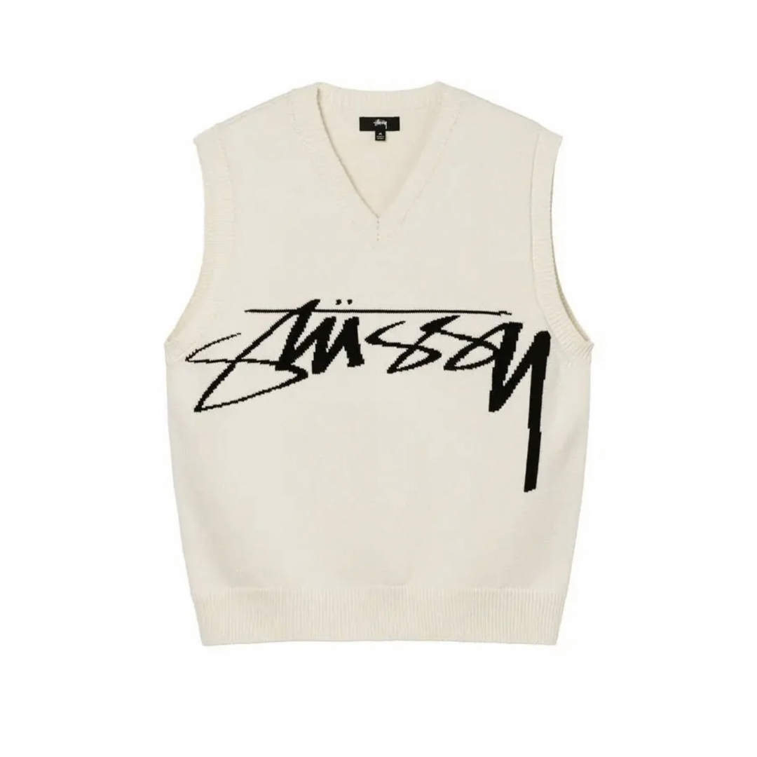 STUSSY(ステューシー)のSTUSSY ニットベスト L メンズのトップス(ベスト)の商品写真