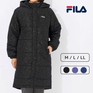 フィラ(FILA)の新品 FILA フィラ レディース ベンチコート M 黒 コート アウター(その他)