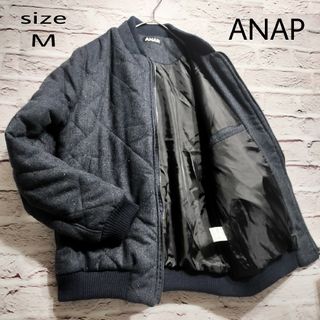 ANAP - 【未使用品タグ付き】ANAP ネップ地 キルティング 中綿 ジャケット