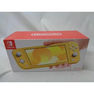  中古品 ゲーム Nintendo switch ニンテンドースイッチ 本体 Lite HDH-001 イエロー 動作品 初期化済み　箱あり(携帯用ゲーム機本体)