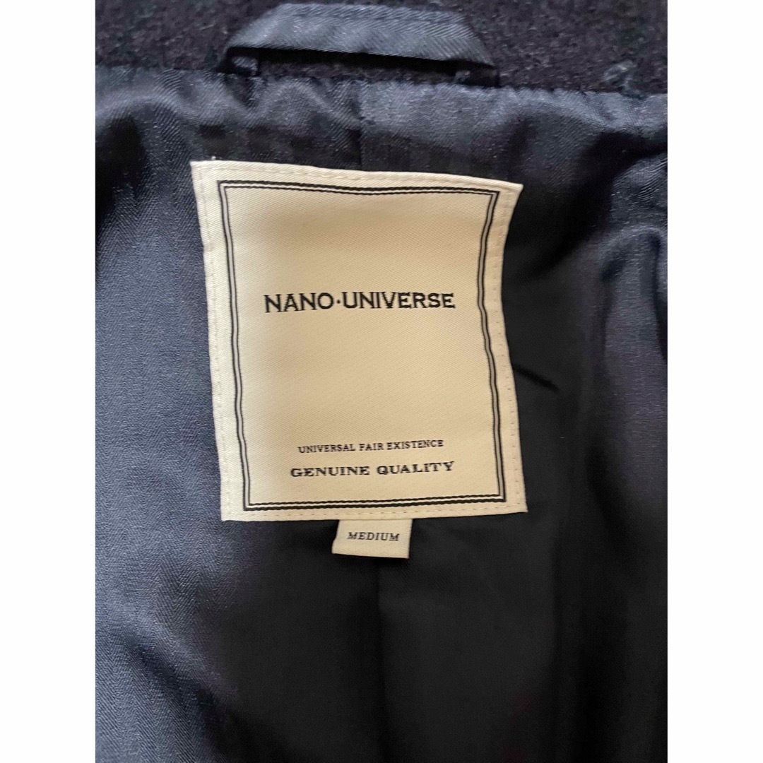 nano・universe(ナノユニバース)の【美品】ナノユニバース　コート　ブラック メンズのジャケット/アウター(その他)の商品写真