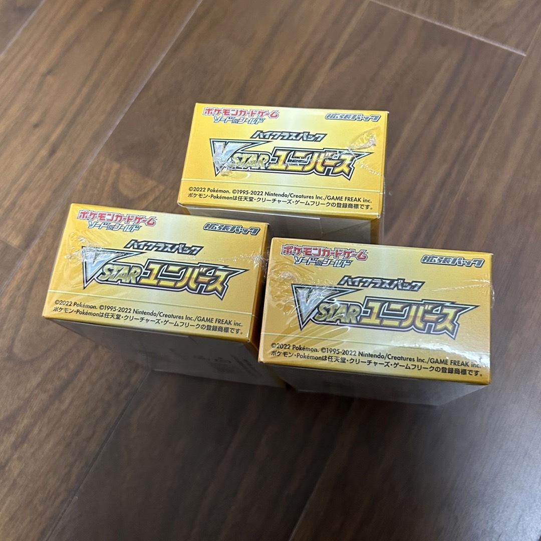 ポケモン - vstarユニバース 3BOX 新品•未開封品 シュリンク付きの通販