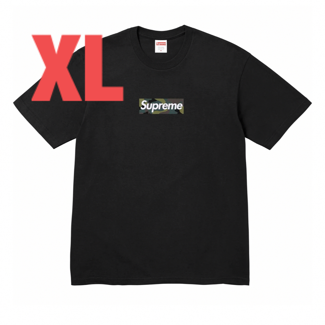 Supreme Box Logo Tee XL Black 新品Tシャツ/カットソー(半袖/袖なし)