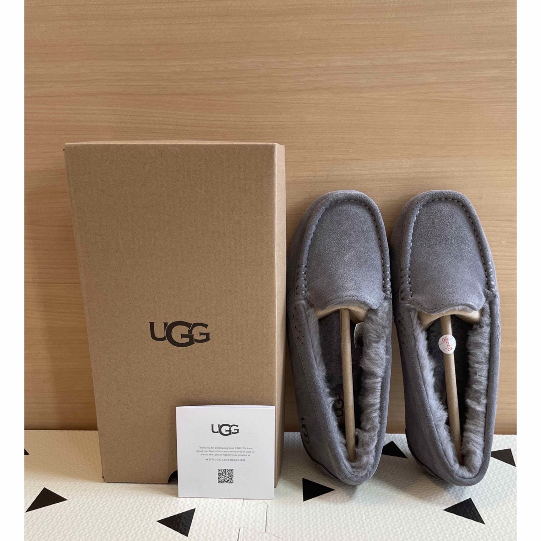 限定色✨ UGG アンスレー ムートン モカシン ライトハウス24cm