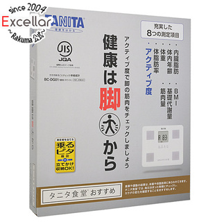 タニタ(TANITA)のタニタ製　体組成計　BC-DG01-WH　ホワイト(体重計/体脂肪計)